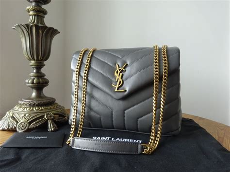 ysl mink|SAINT LAURENT Calfskin Y Quilted Monogram Small Loulou .